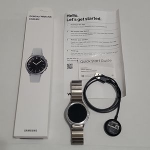 Samsung Galaxy Watch4 Classic Stainless Steel - 46mm BT Silver - SM-R890NZSAXAA